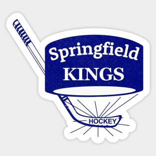 Defunct Springfield Kings Hockey 1976 Sticker